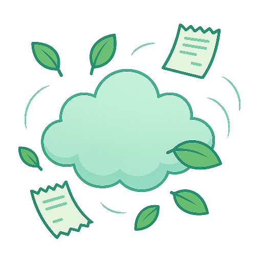 Cloud computing technology background illustration